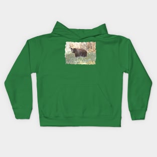 Black Bear No.1 Kids Hoodie